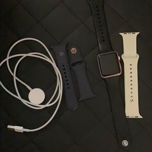Rose gold Apple Watch series 1